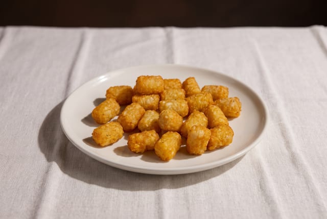 Tater Tots or Curly Fries.