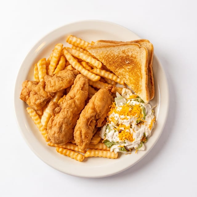 Chicken Strip Dinner.