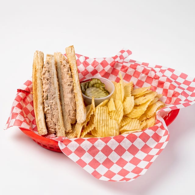 Homemade Tuna Salad Sandwich.