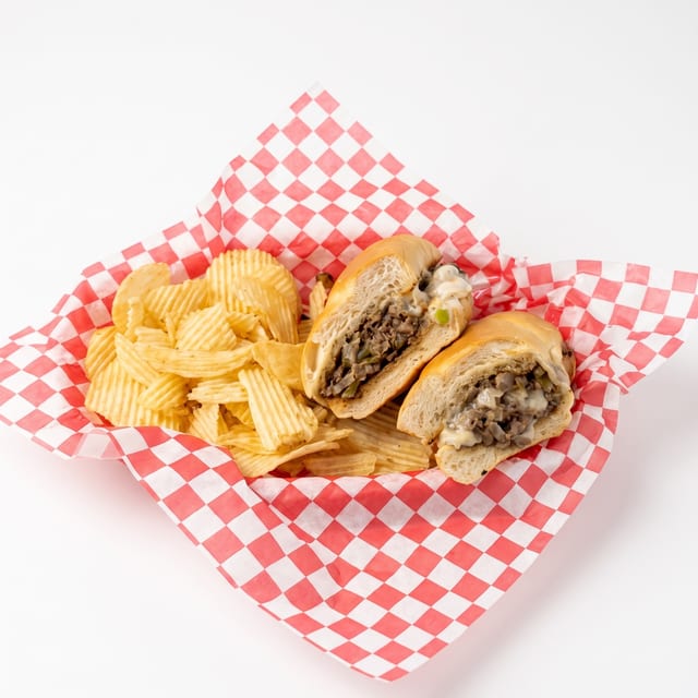 Philly Cheese Steak Sandwich.