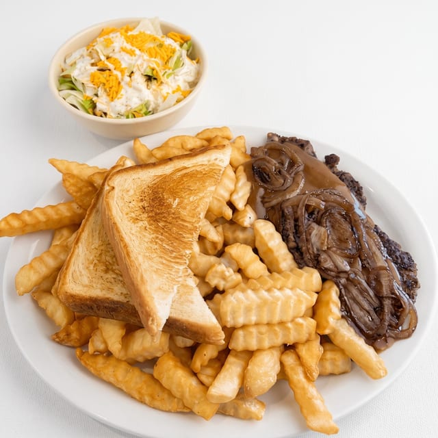 Hamburger Steak.