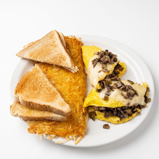 Philly Cheese Steak Omelette.